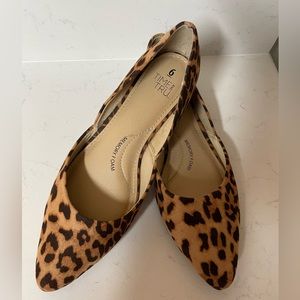 Time&tru cheetah print flats